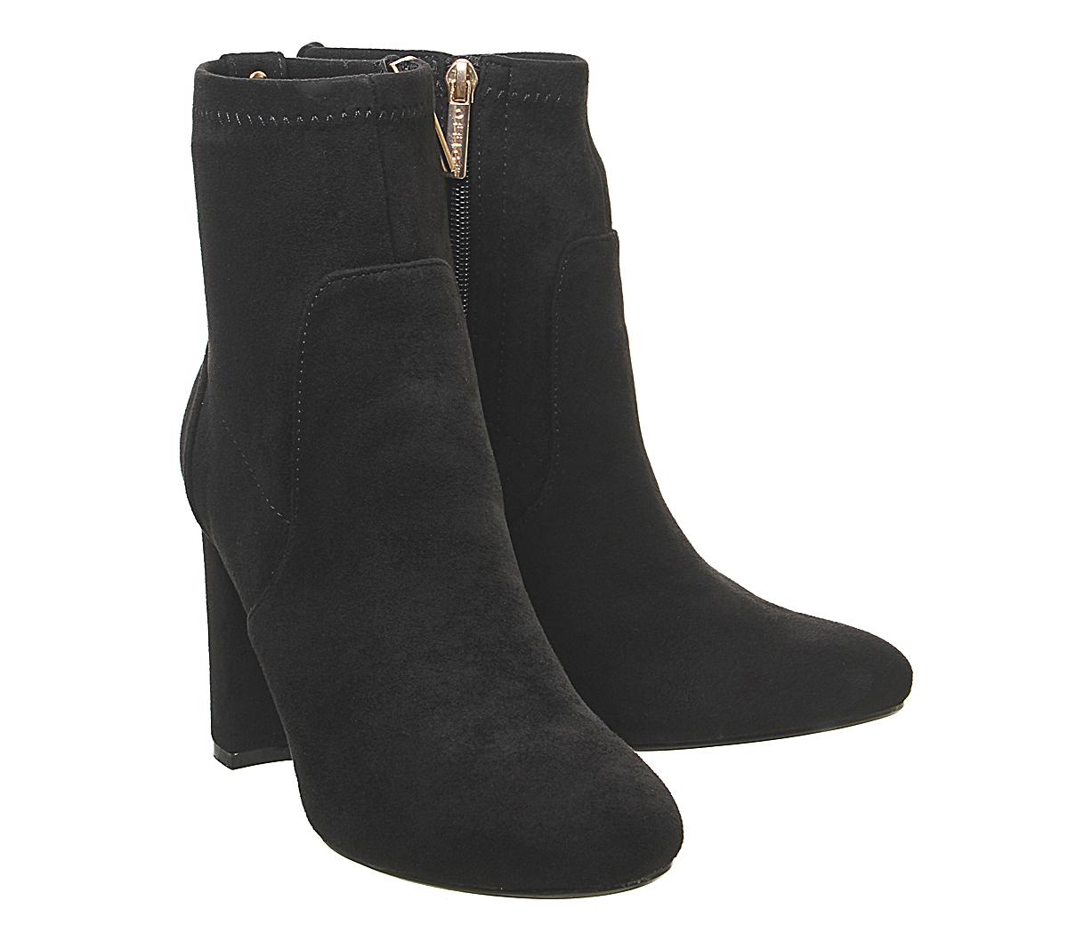 OFFICEAsia Block Heel Stretch BootsBlack
