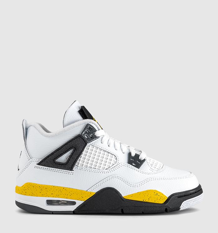 Jordan Air Jordan 4 Gs Trainers White Yellow Black