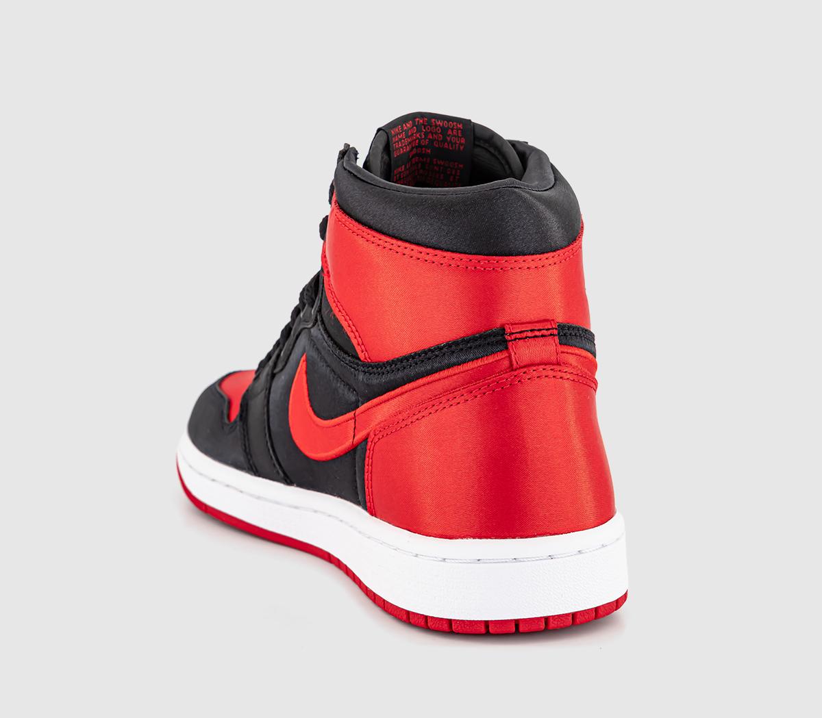 JordanAir Jordan 1 High TrainersBlack University Red White
