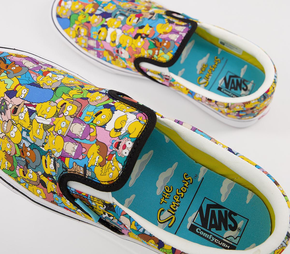 VansComfycush Slip OnThe Simpsons Springfield