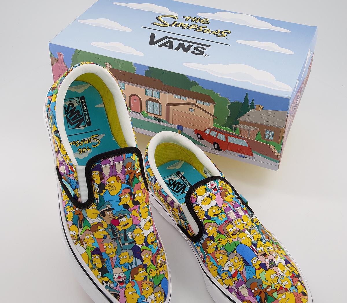 VansComfycush Slip OnThe Simpsons Springfield