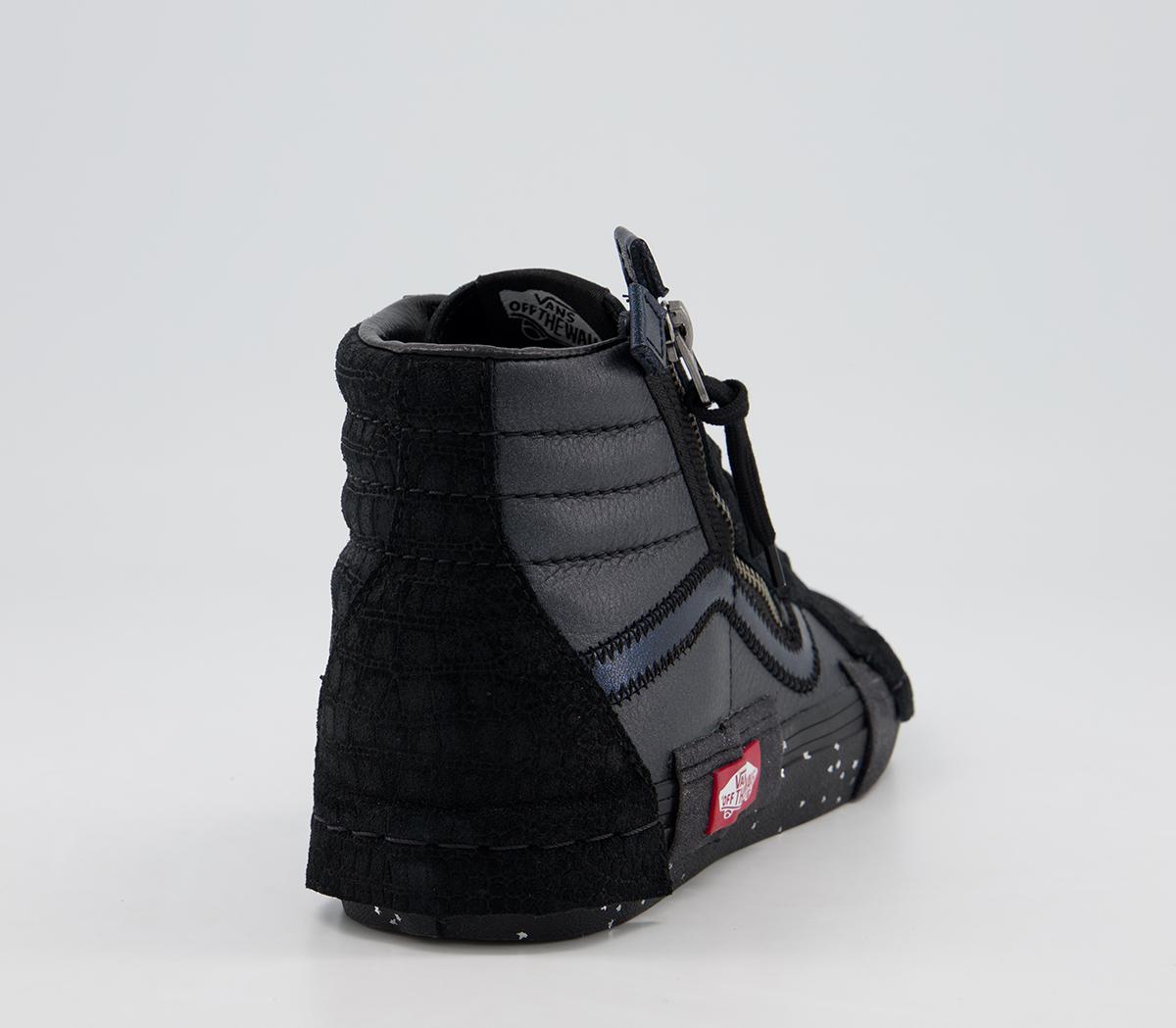 Vans Sk8 Hi Cap Trainers Vans Sk8 Hi Cap Trainers Black True White