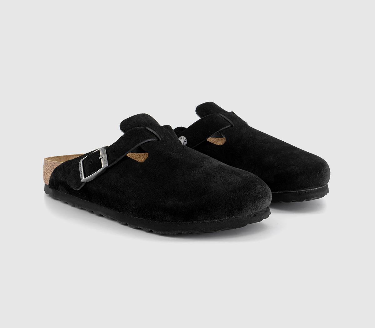 BIRKENSTOCKBoston ClogsBlack Suede