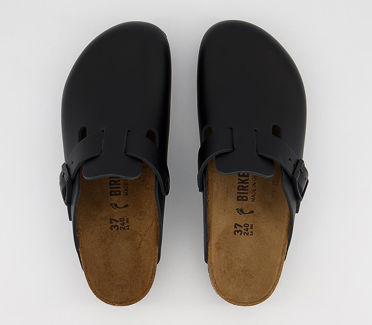 BIRKENSTOCKBoston Clogs BIRKENSTOCKBoston ClogsBlack Smooth Leather