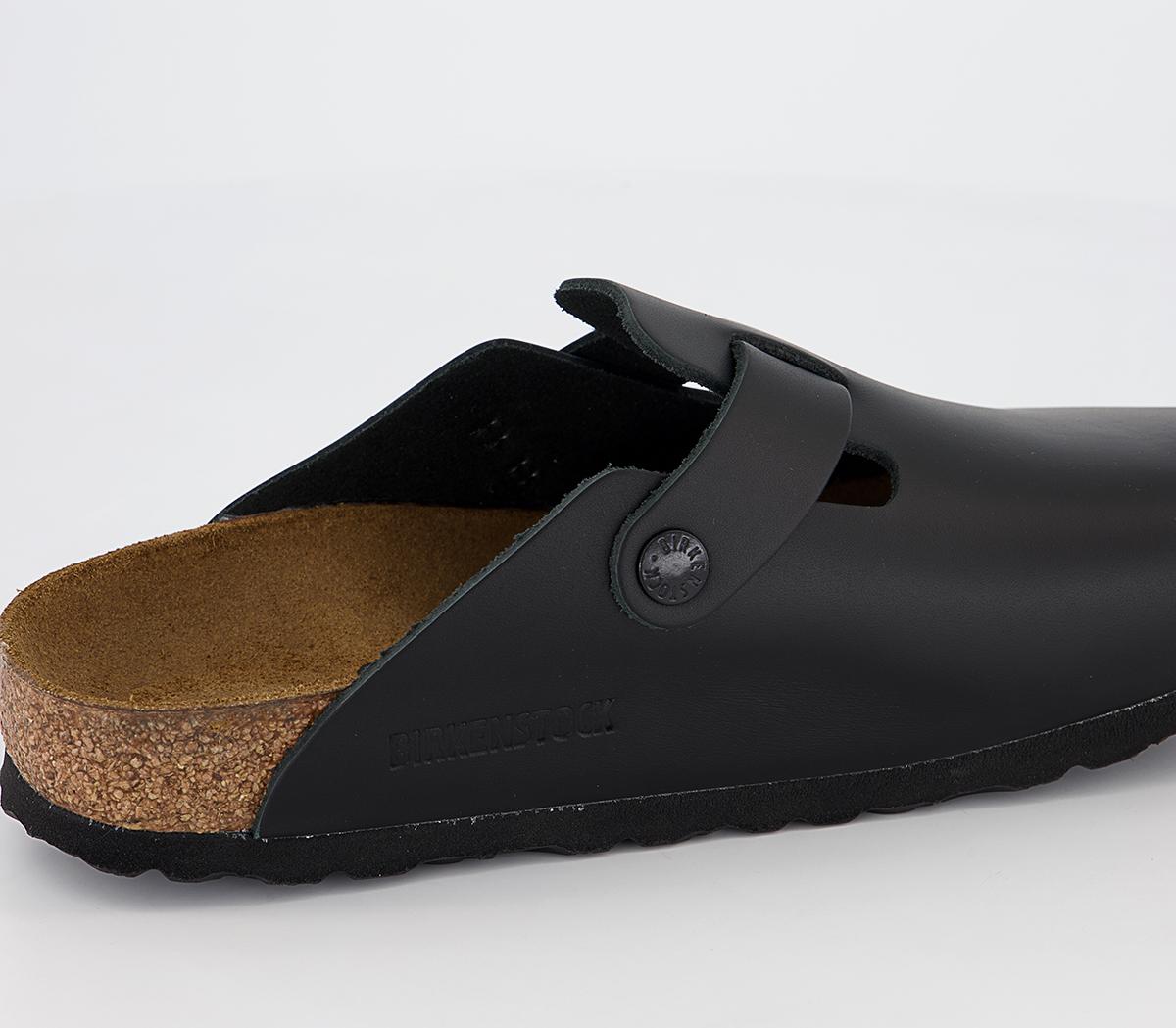 BIRKENSTOCKBoston Clogs BIRKENSTOCKBoston ClogsBlack Smooth Leather