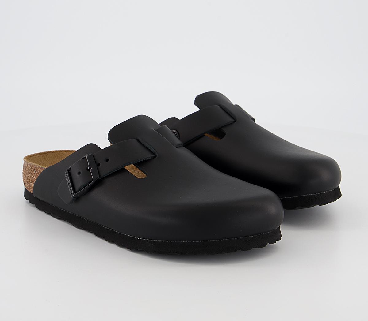 BIRKENSTOCKBoston Clogs BIRKENSTOCKBoston ClogsBlack Smooth Leather