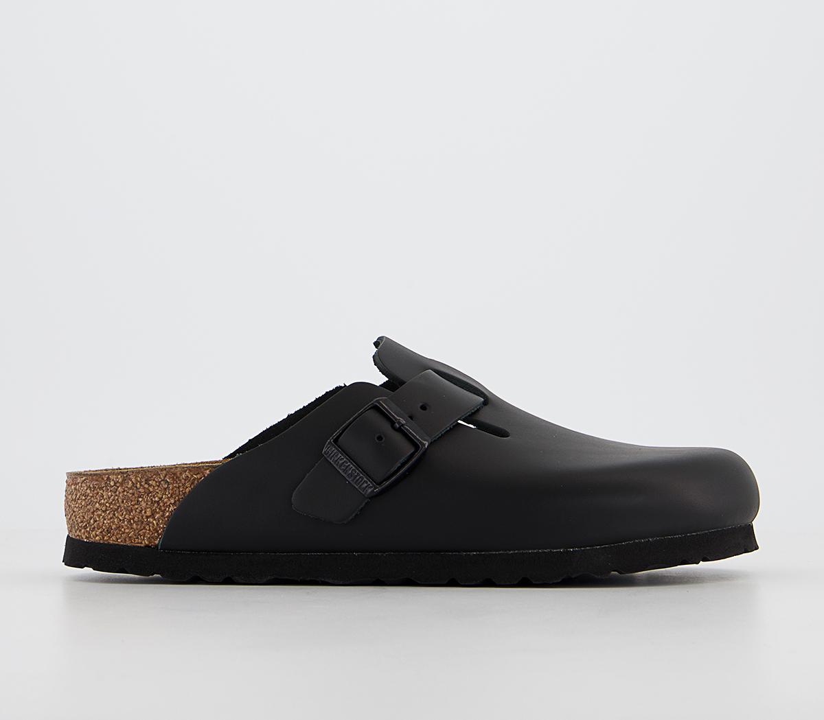 BIRKENSTOCKBoston Clogs BIRKENSTOCKBoston ClogsBlack Smooth Leather