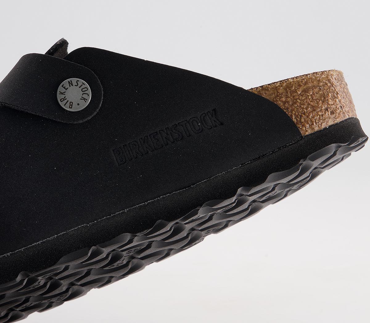 BIRKENSTOCK Boston Clogs BIRKENSTOCK Boston Clogs Black Earthy Vegan