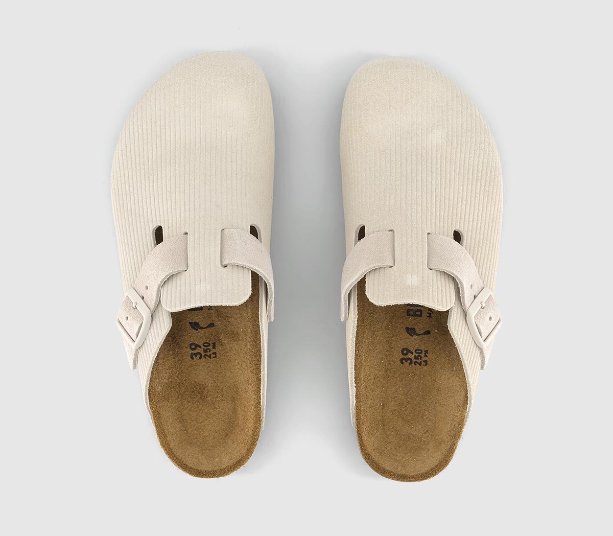 BIRKENSTOCKBoston ClogsTextured Antique White