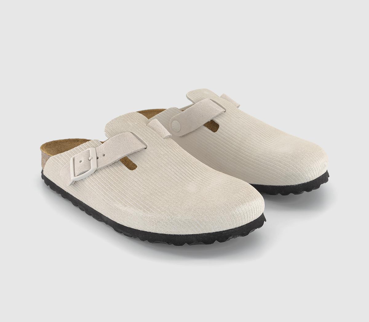 BIRKENSTOCKBoston ClogsTextured Antique White