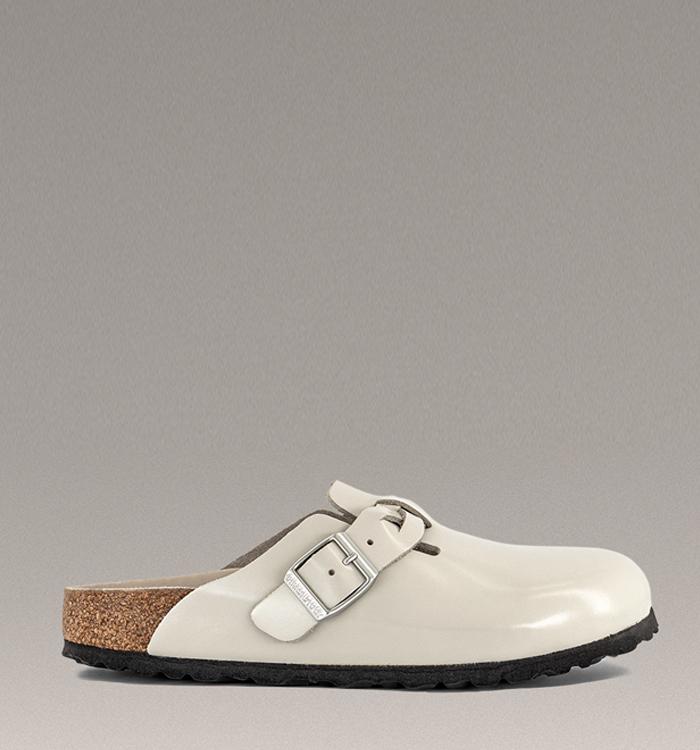 BIRKENSTOCK Boston Clogs Braided Amalfi Oyster