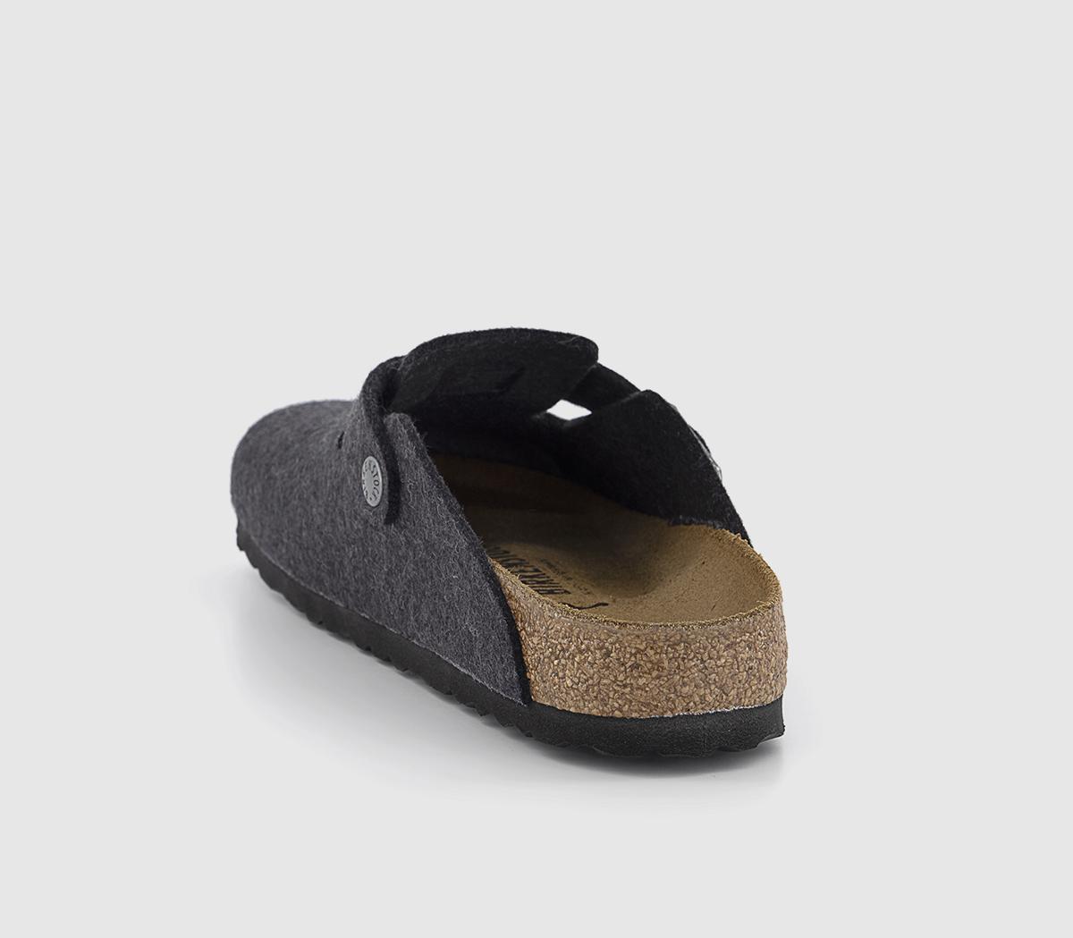 BIRKENSTOCK Boston Clogs BIRKENSTOCK Boston Clogs Anthracite Wool