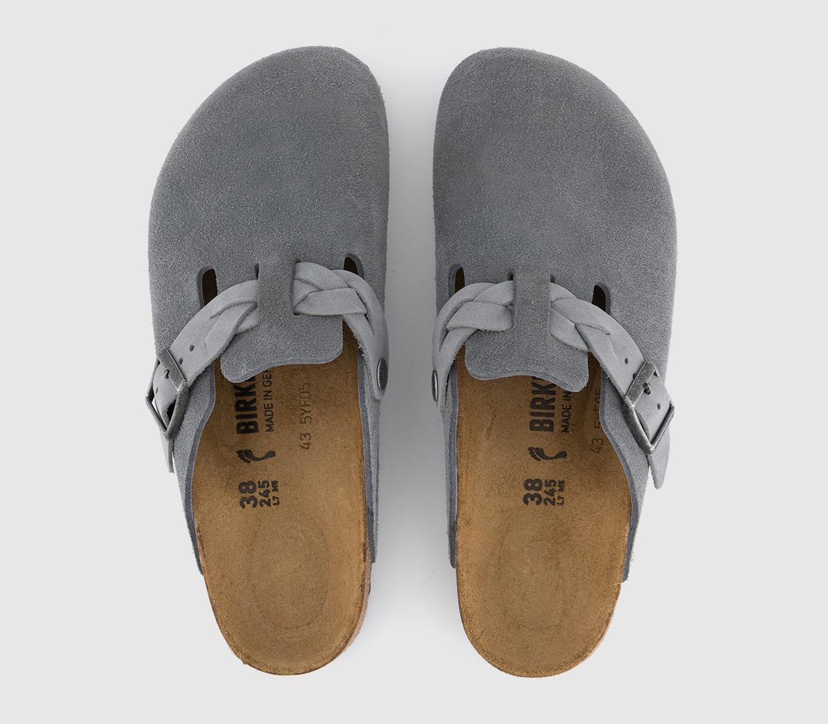 BIRKENSTOCK Boston Clogs BIRKENSTOCK Boston Clogs Braided Basalt