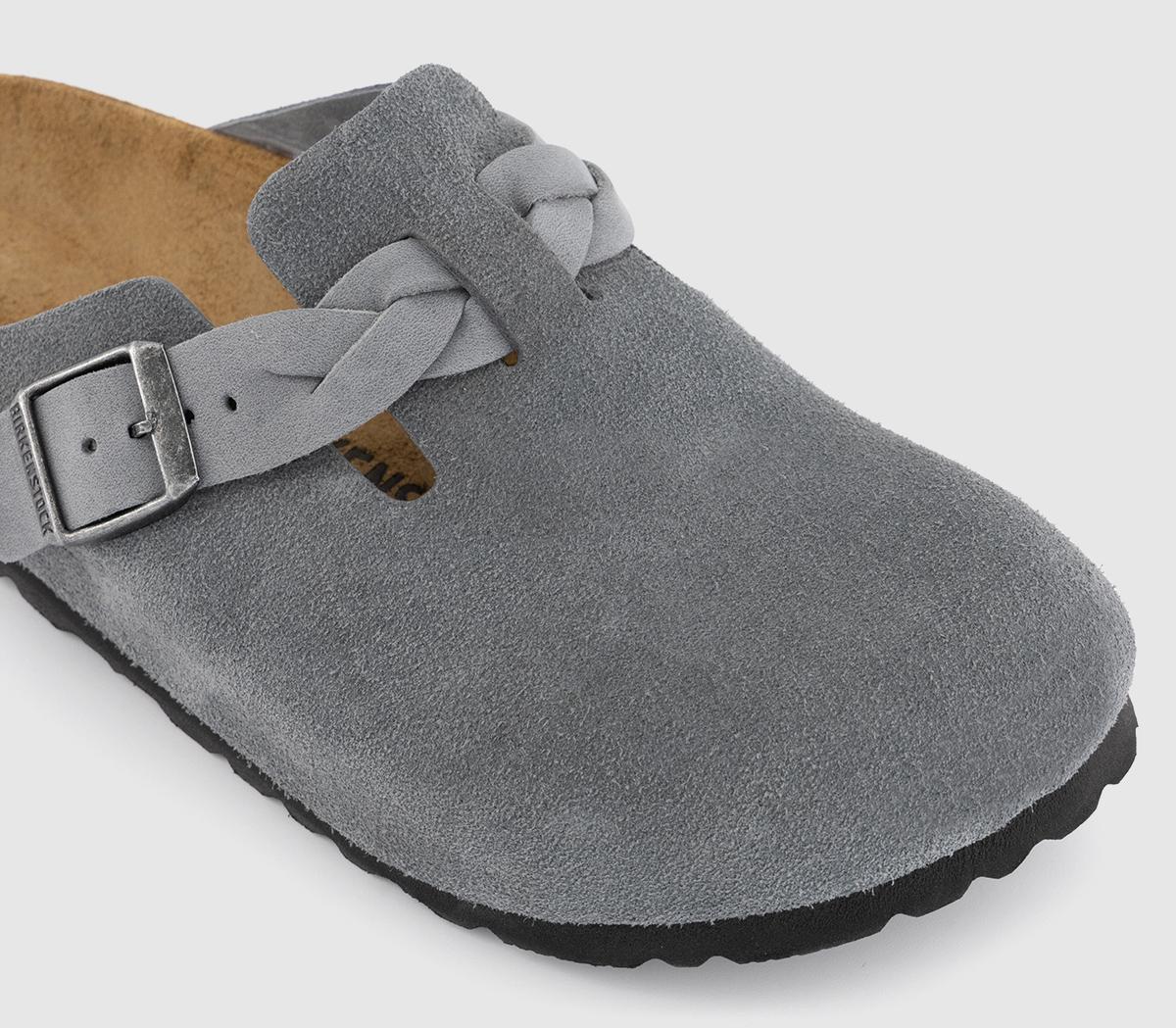 BIRKENSTOCK Boston Clogs BIRKENSTOCK Boston Clogs Braided Basalt