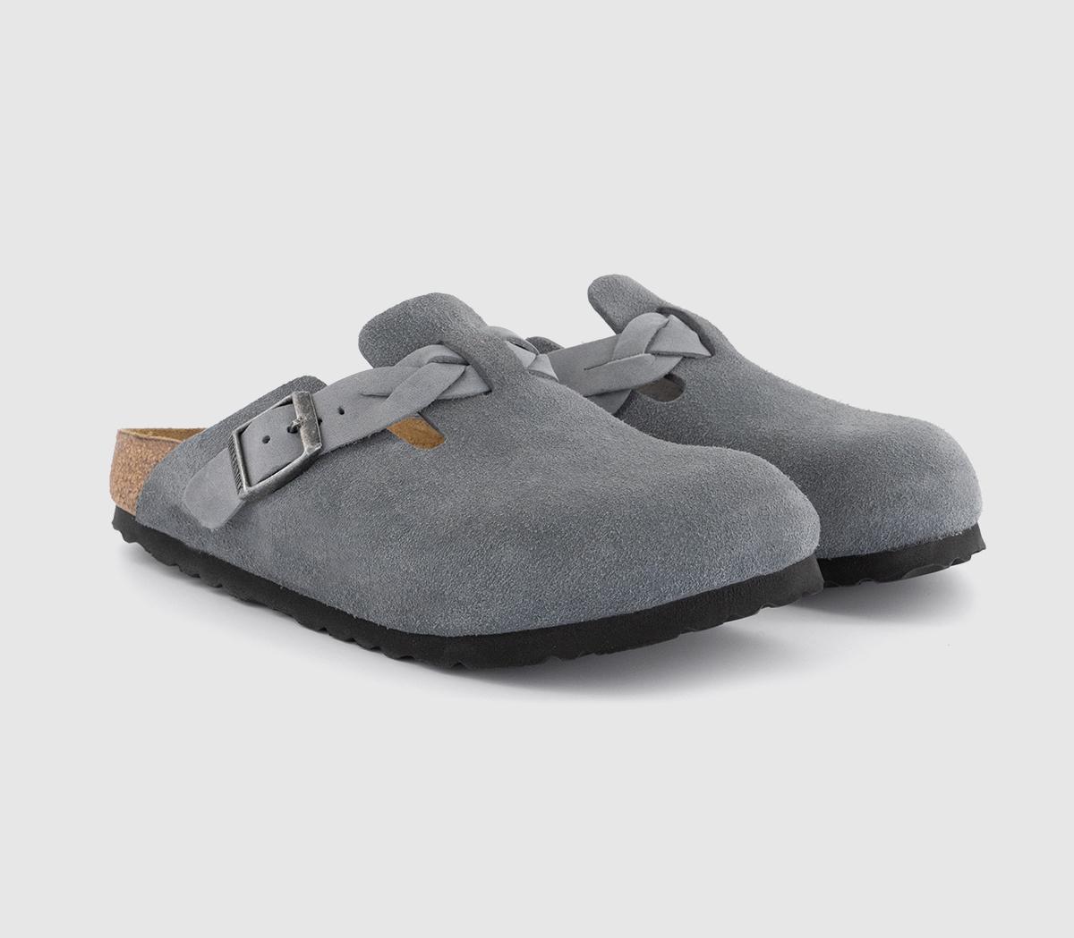 BIRKENSTOCK Boston Clogs BIRKENSTOCK Boston Clogs Braided Basalt