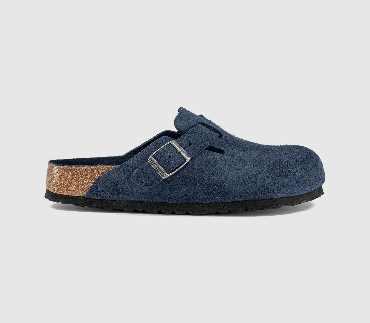 BIRKENSTOCK Boston Clogs Navy Tfb - Flat Shoes for Women