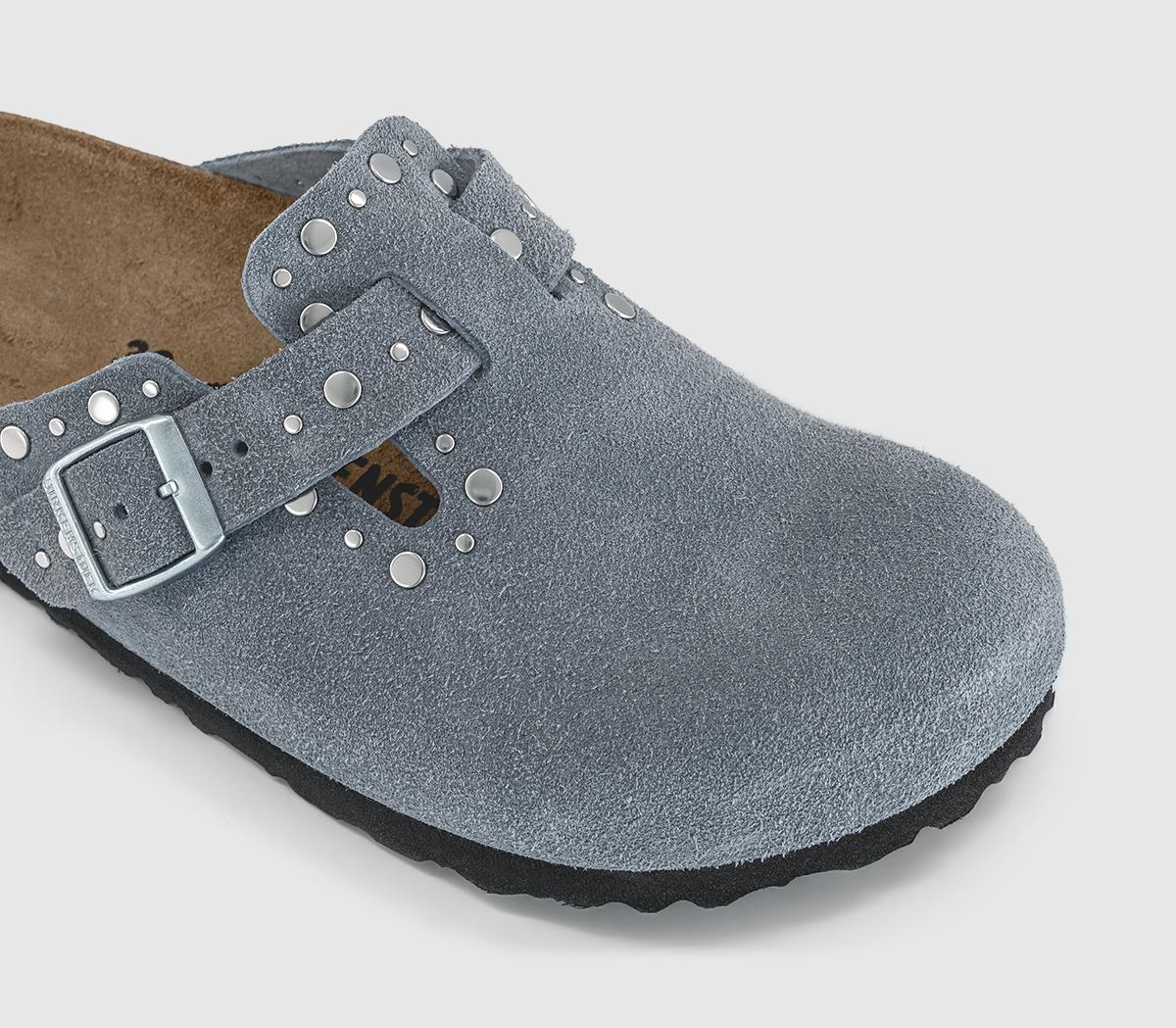 BIRKENSTOCKBoston ClogsStone Blue Rivet