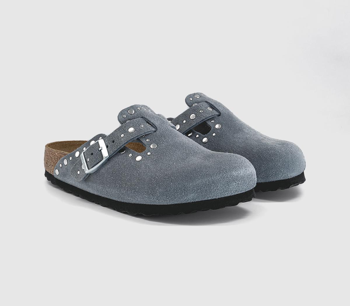 BIRKENSTOCKBoston ClogsStone Blue Rivet