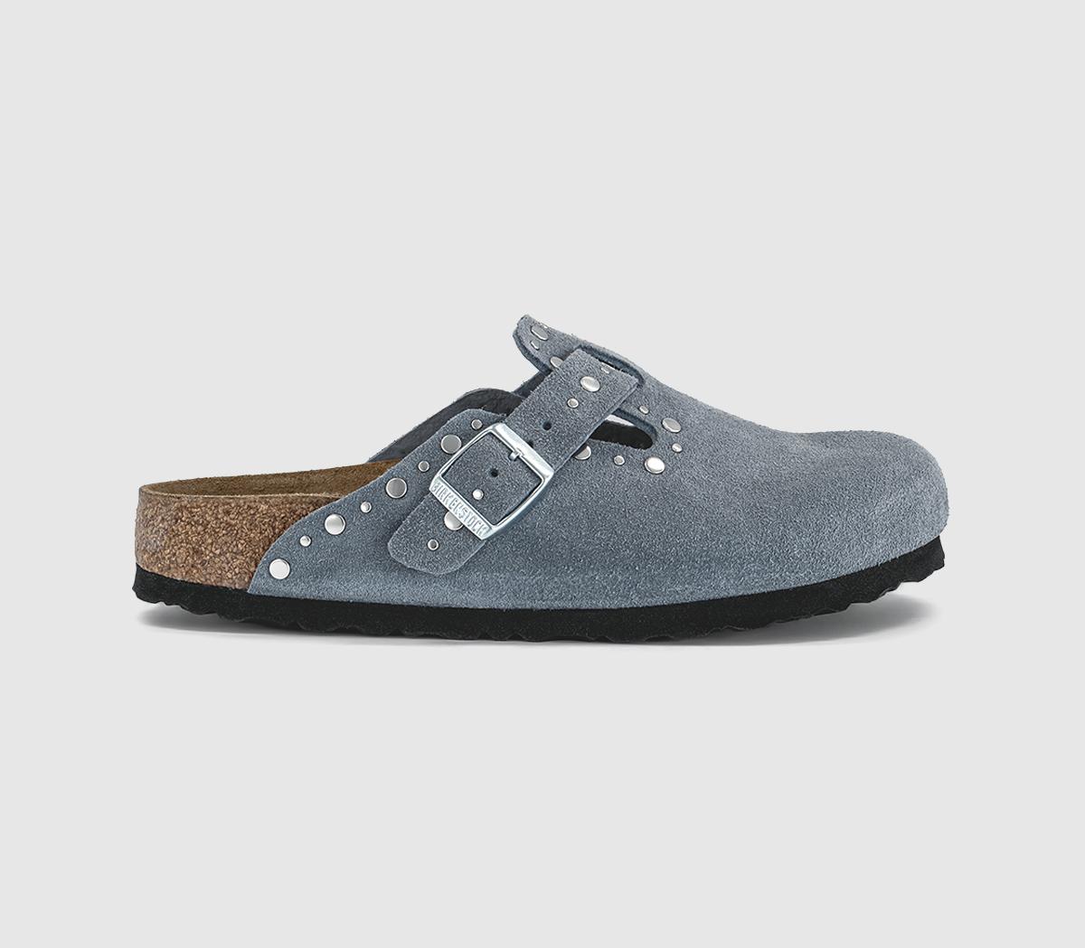 BIRKENSTOCKBoston ClogsStone Blue Rivet