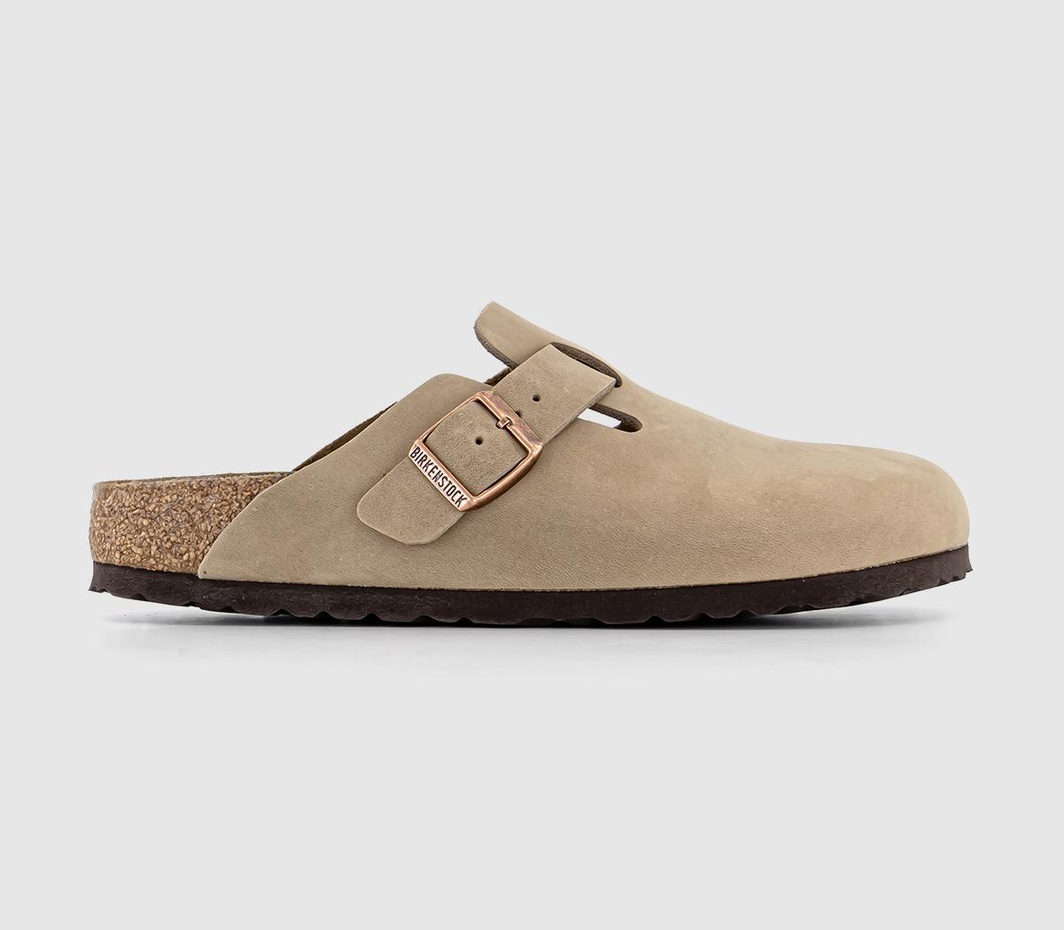 Birkenstock Womens Boston Clogs Tobacco Brown, 8