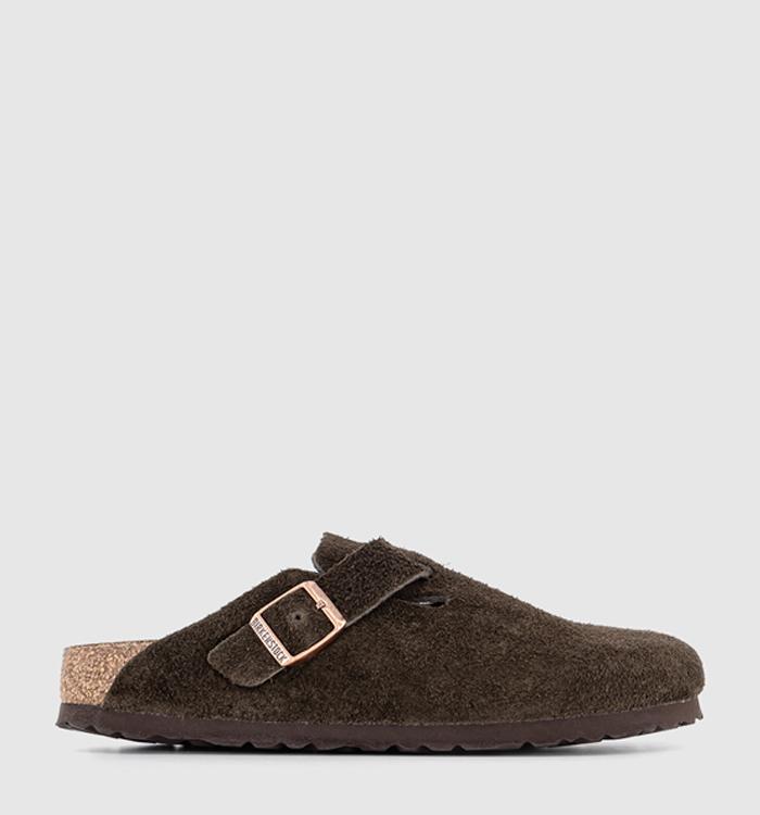 BIRKENSTOCK Boston Soft Footbed Clogs Mocha