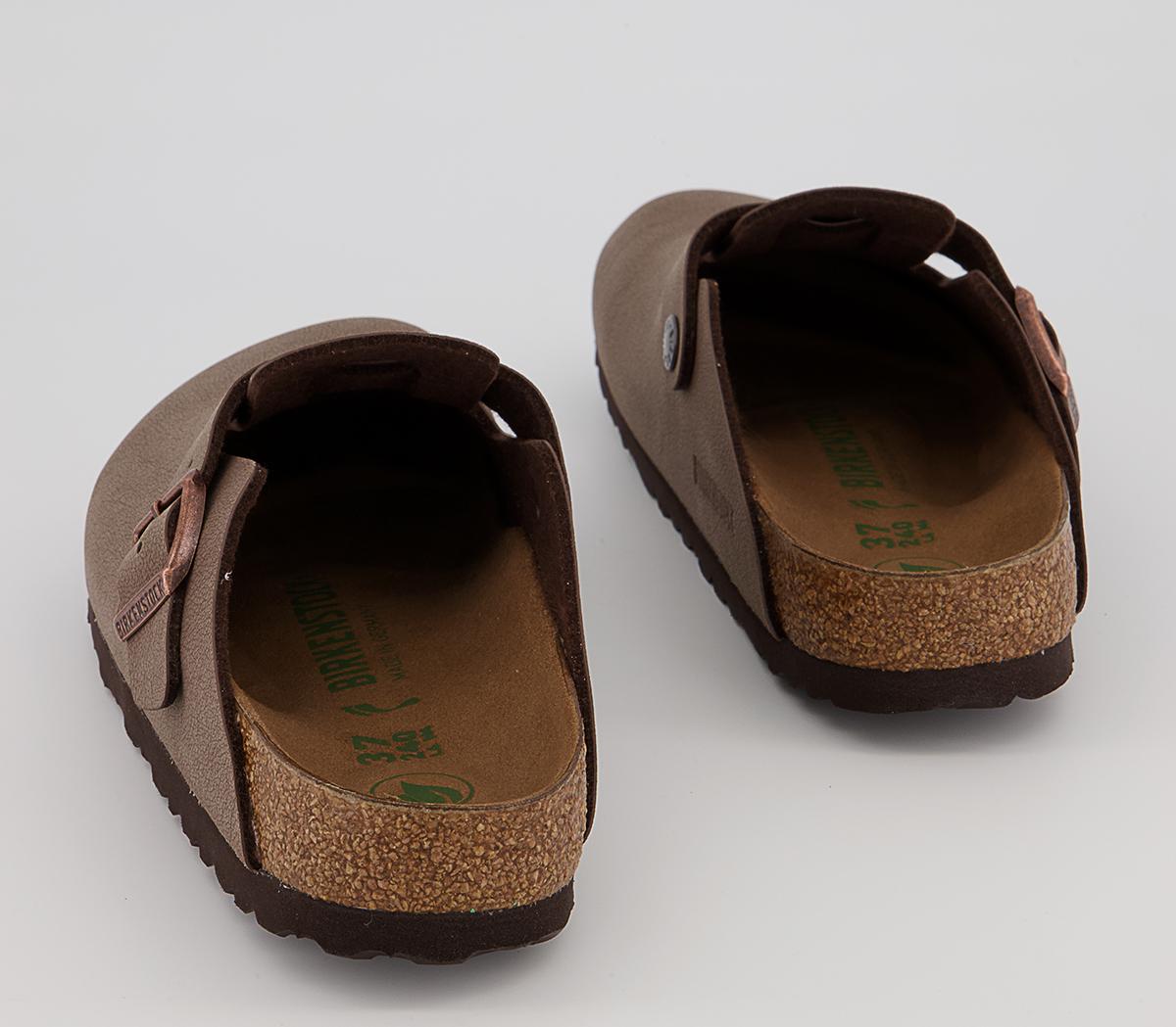 BIRKENSTOCK Boston Clogs Earthy Vegan Mocca - Flat Shoes for Women