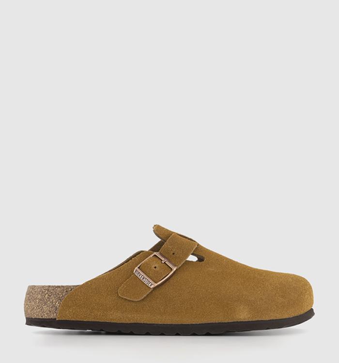 Birkenstock clog taupe online suede