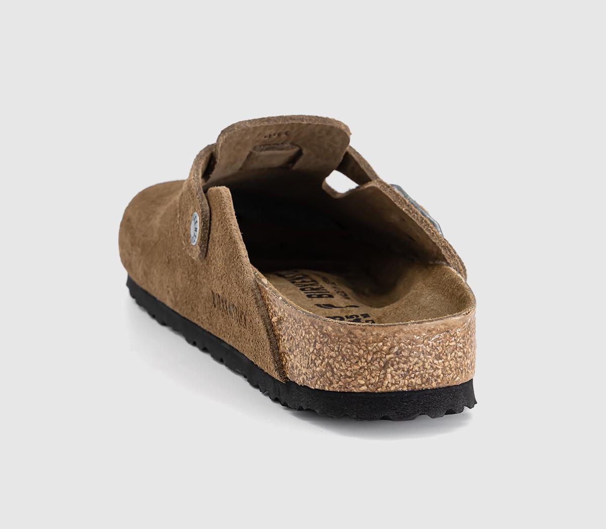 BIRKENSTOCKBoston ClogsDark Tea Suede