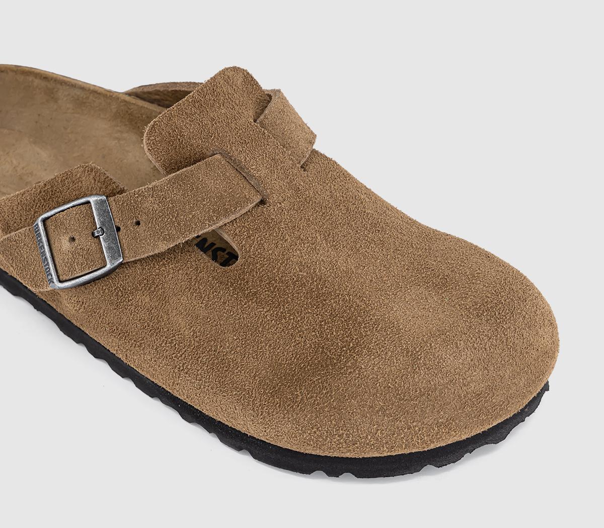 BIRKENSTOCKBoston ClogsDark Tea Suede
