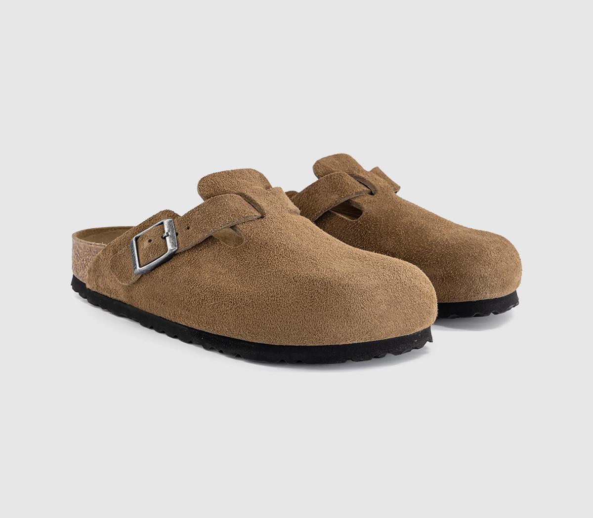 BIRKENSTOCKBoston ClogsDark Tea Suede
