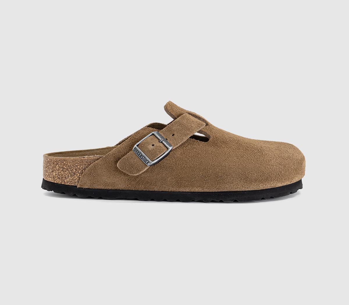 BIRKENSTOCKBoston ClogsDark Tea Suede