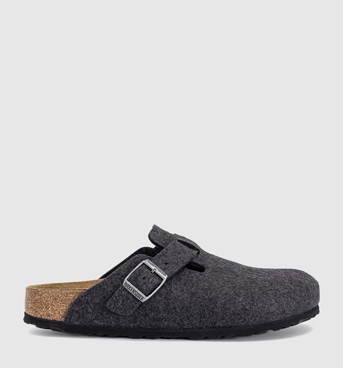BIRKENSTOCK Boston Clogs Anthracite Fe