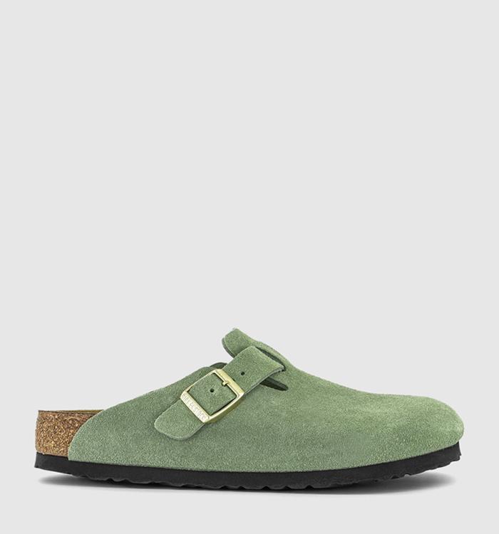 BIRKENSTOCK Boston Clogs Green Tea Sfb