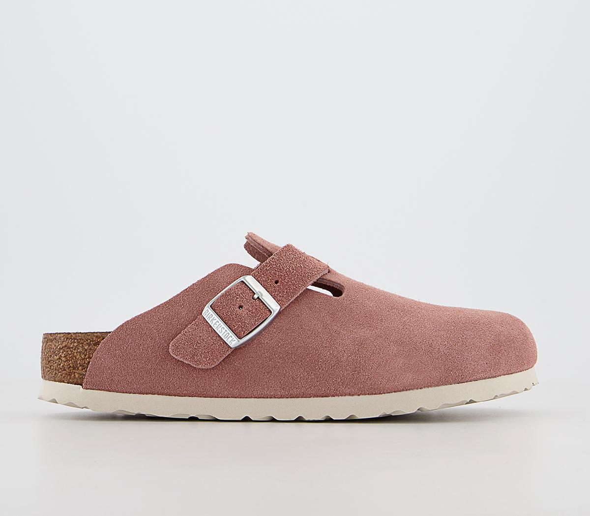 BIRKENSTOCK Boston Clogs Pink Clay Flat for