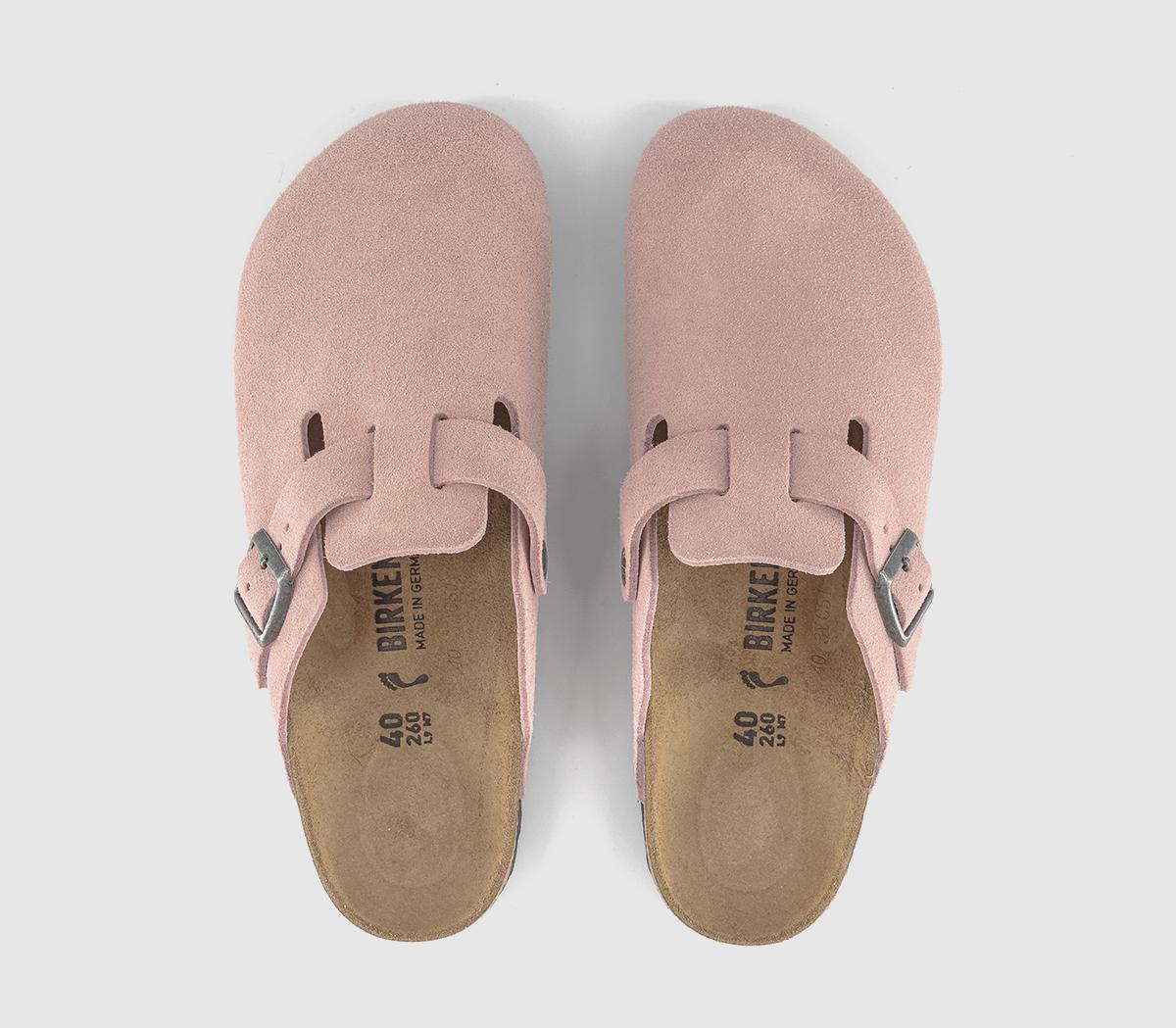 BIRKENSTOCKBoston ClogsPink Clay Suede