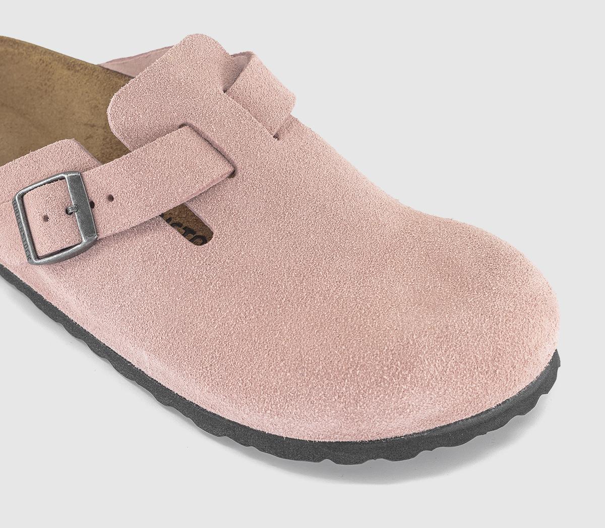 BIRKENSTOCKBoston ClogsPink Clay Suede