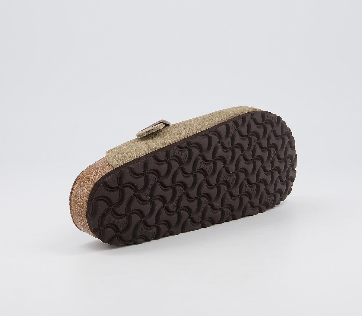 BIRKENSTOCKBoston Soft Footbed Clogs FTaupe Suede