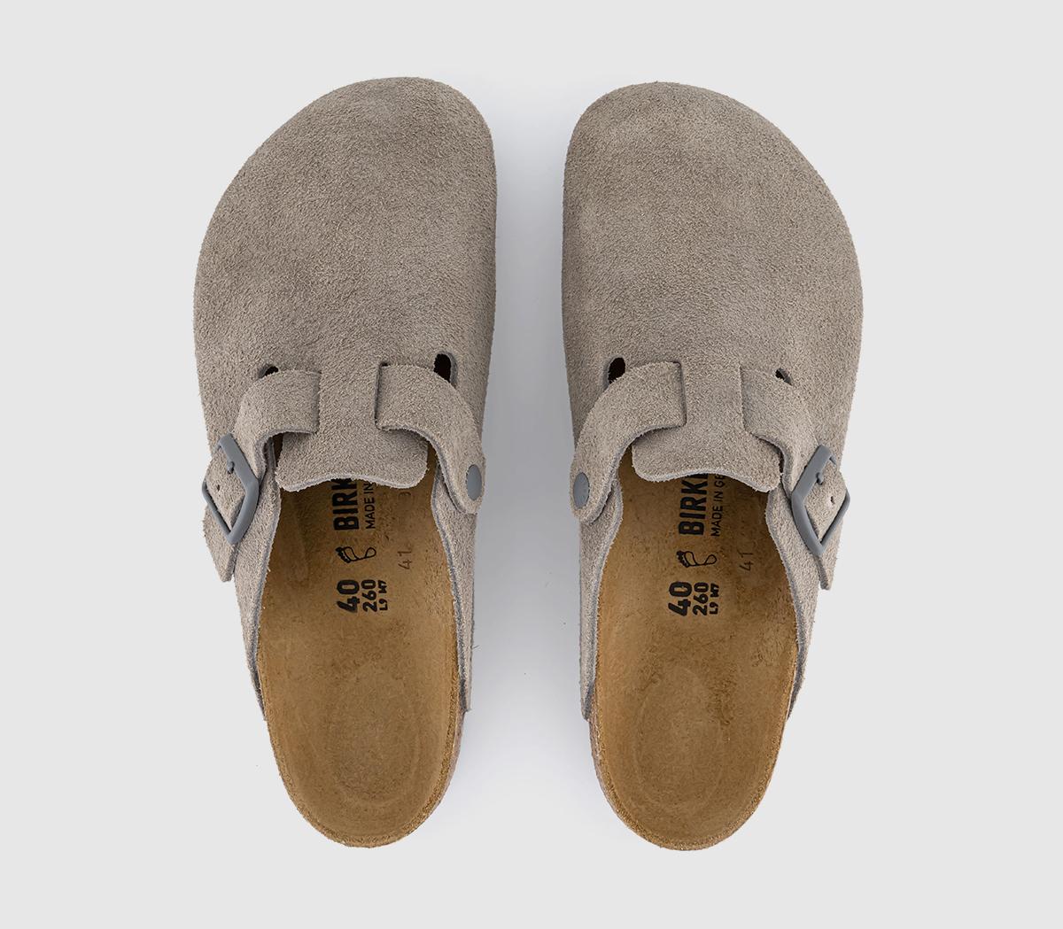 BIRKENSTOCKBoston Clogs BIRKENSTOCKBoston ClogsStone Coin Suede