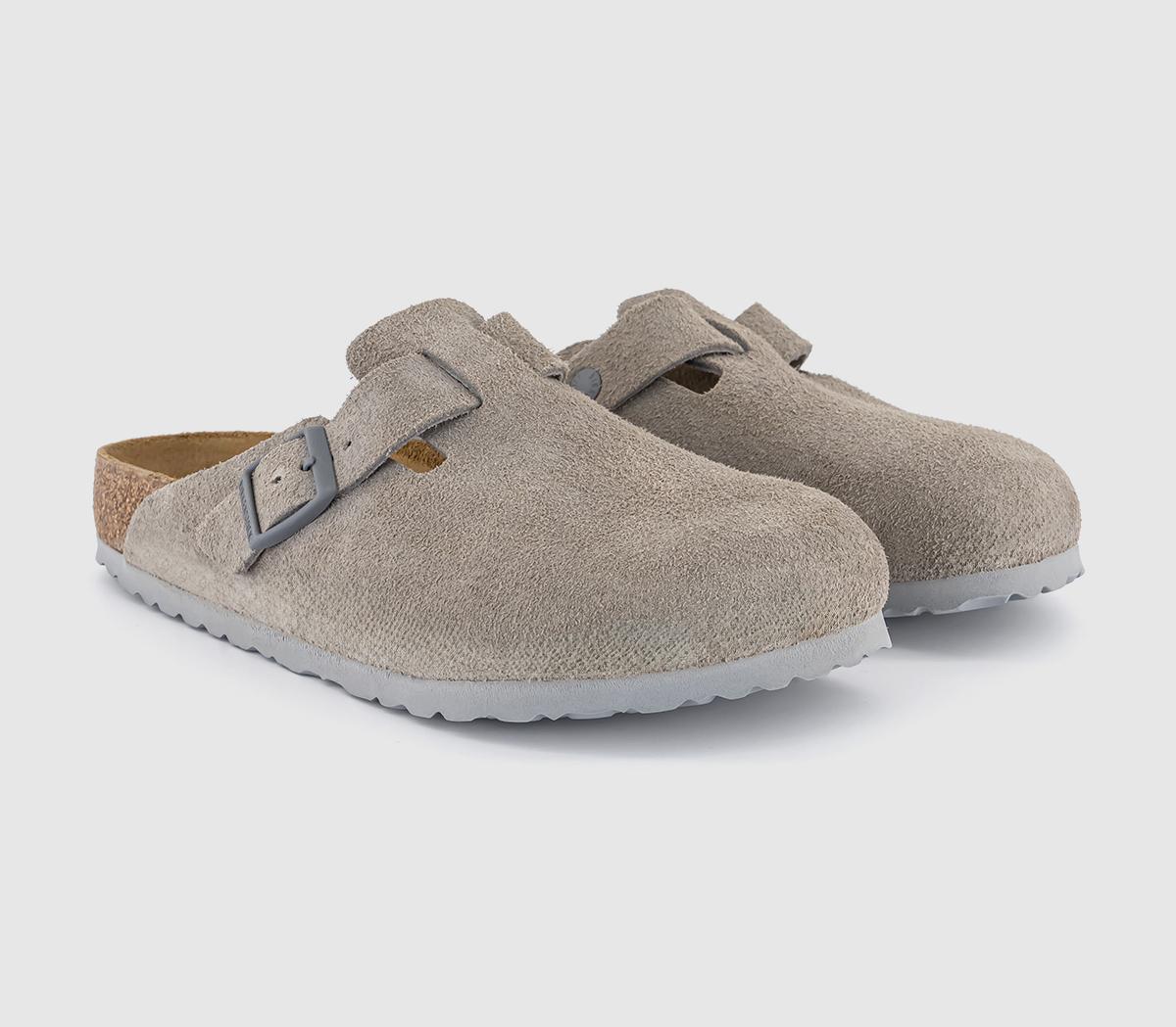 BIRKENSTOCKBoston Clogs BIRKENSTOCKBoston ClogsStone Coin Suede