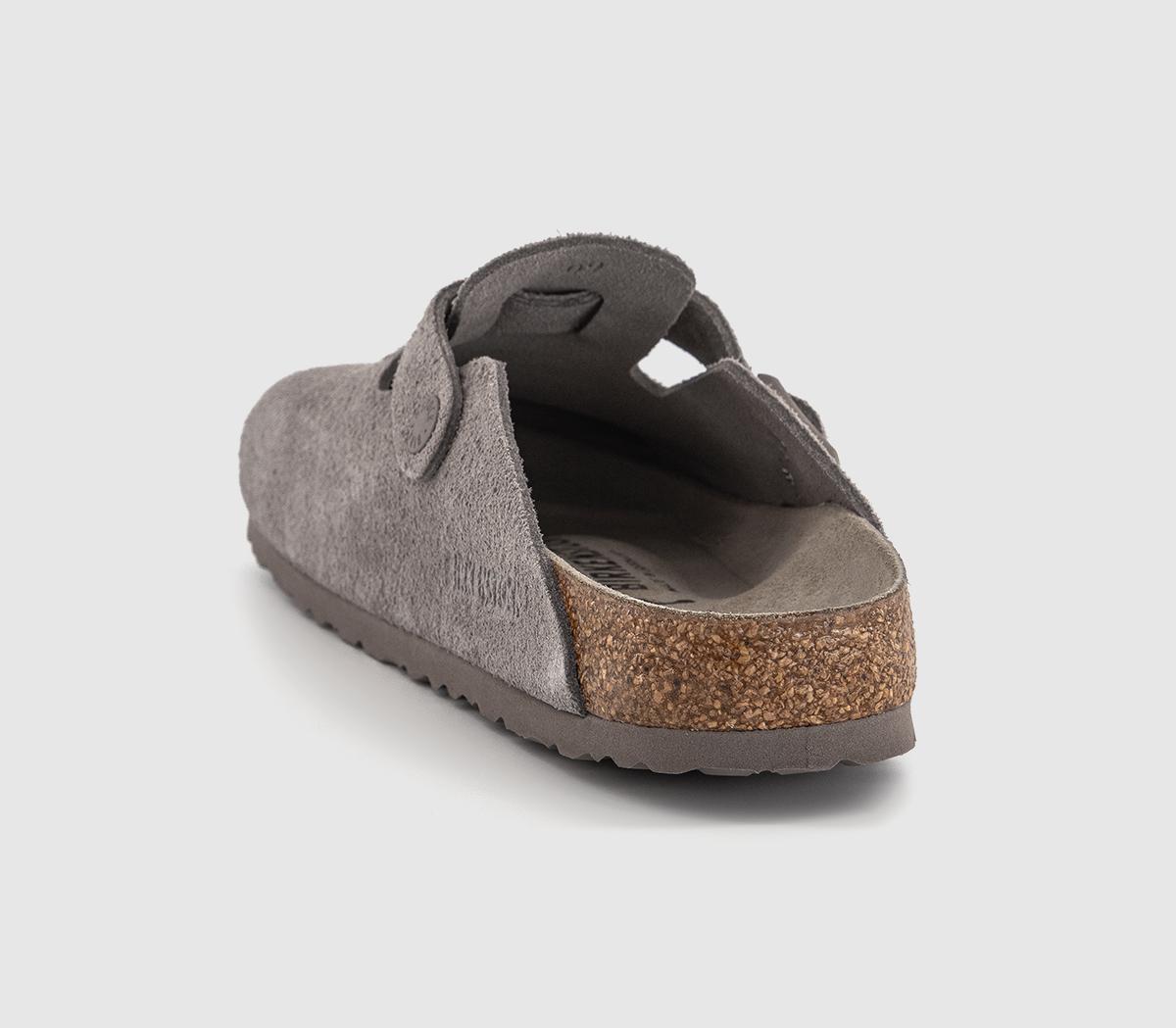 BIRKENSTOCKBoston Clogs BIRKENSTOCKBoston ClogsGray Taupe Suede