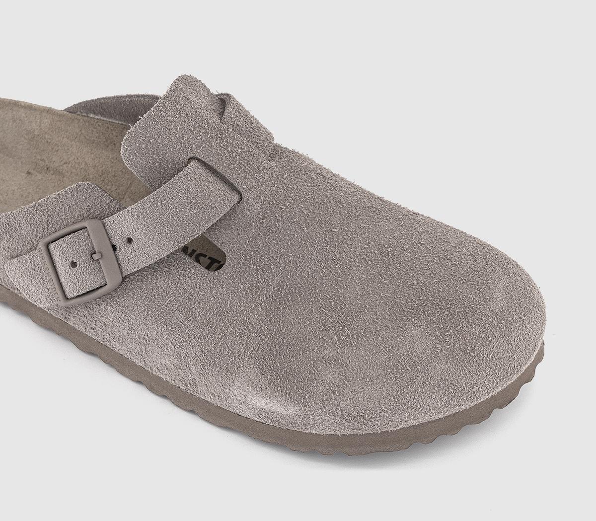 BIRKENSTOCKBoston Clogs BIRKENSTOCKBoston ClogsGray Taupe Suede