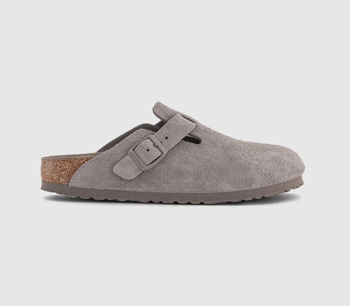 BIRKENSTOCKBoston Clogs BIRKENSTOCKBoston ClogsGray Taupe Suede