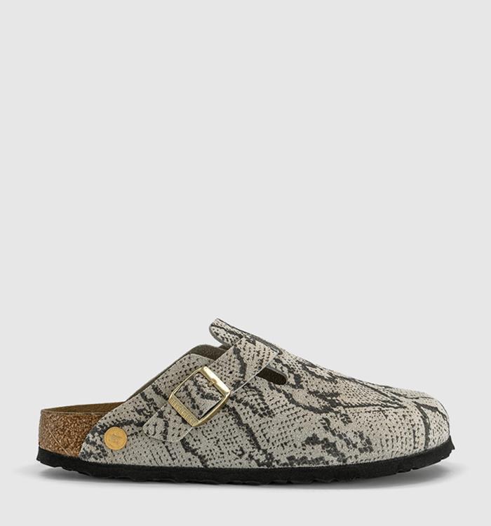 BIRKENSTOCK Boston Clogs Snake Oyster