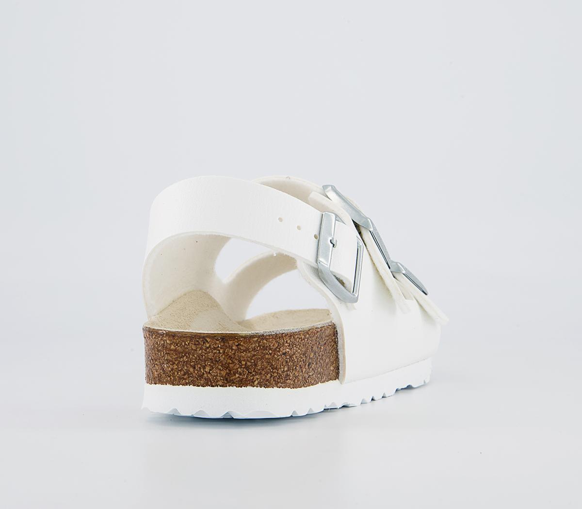 BIRKENSTOCK Milano Sandals BIRKENSTOCK Milano Sandals White Birko Flor