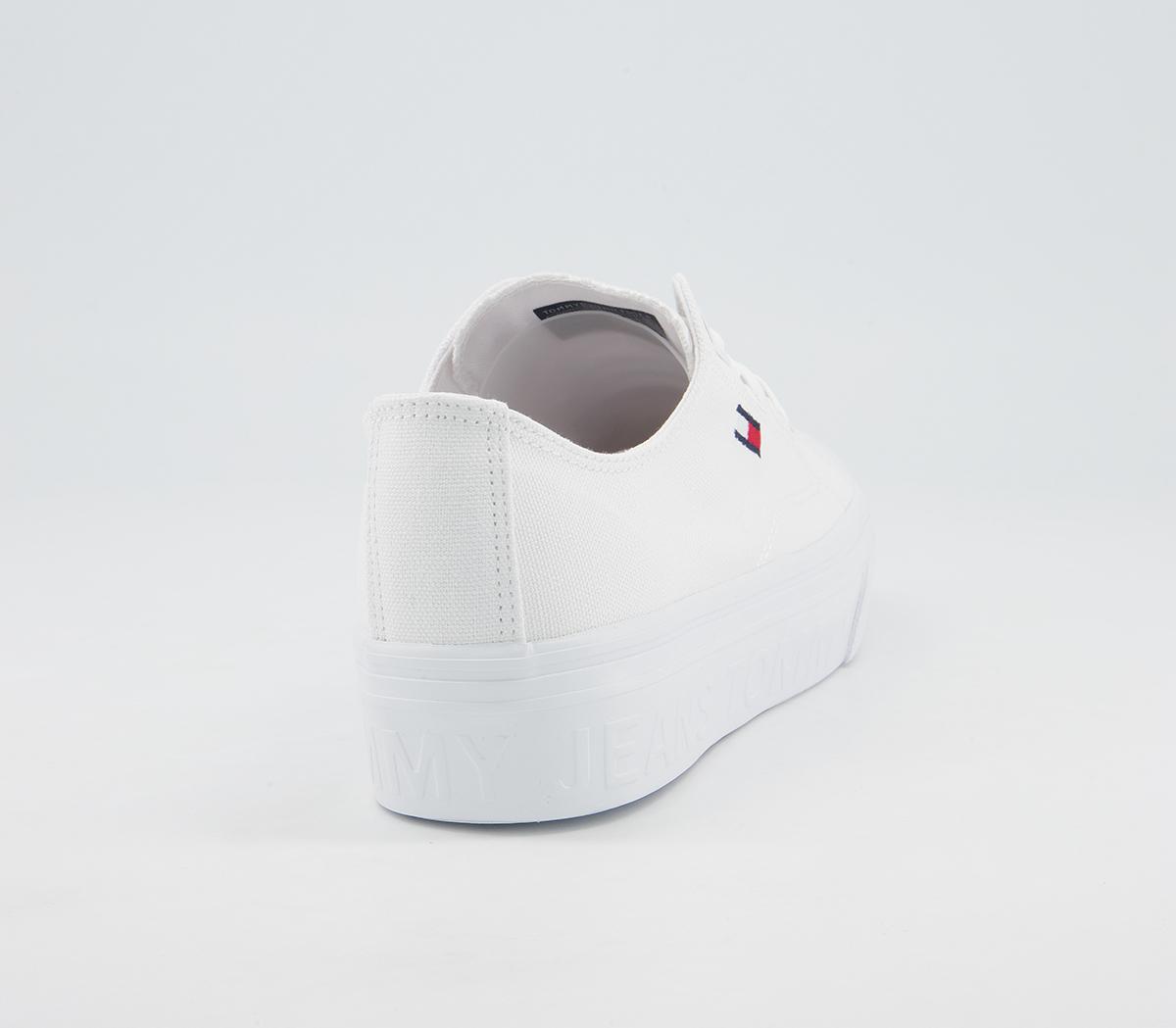 Tommy Hilfiger Flatform Tommy Jeans Sneakers Tommy Hilfiger Flatform Tommy Jeans Sneakers White