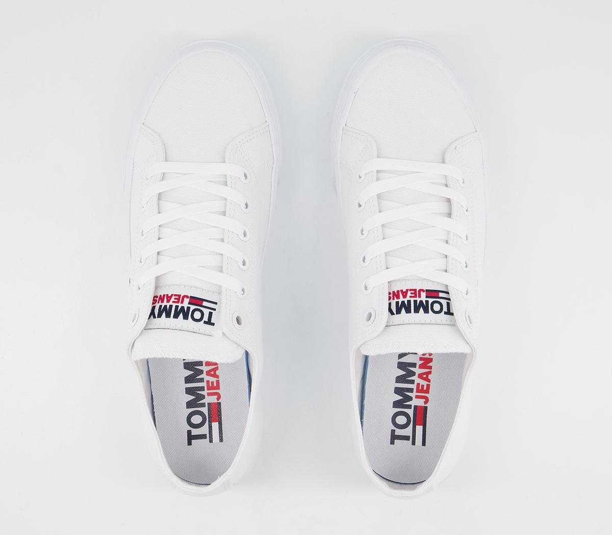 Tommy Hilfiger Flatform Tommy Jeans Sneakers Tommy Hilfiger Flatform Tommy Jeans Sneakers White
