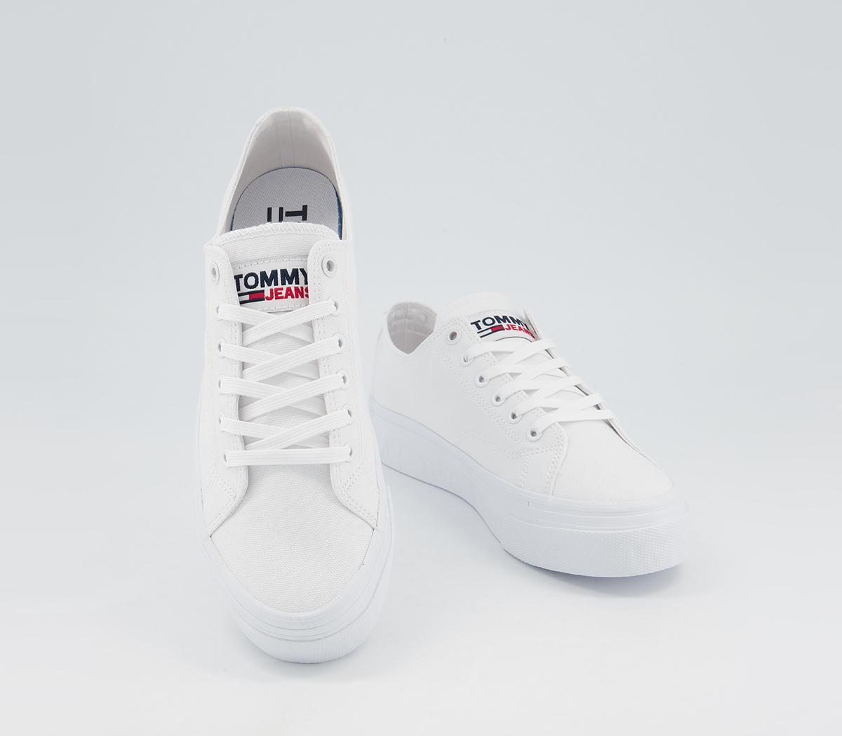 Tommy Hilfiger Flatform Tommy Jeans Sneakers Tommy Hilfiger Flatform Tommy Jeans Sneakers White
