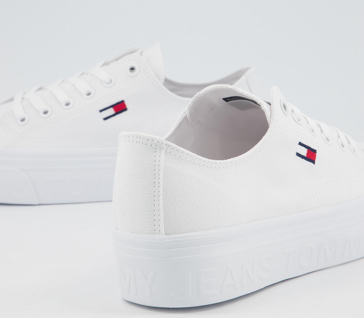 Tommy Hilfiger Flatform Tommy Jeans Sneakers Tommy Hilfiger Flatform Tommy Jeans Sneakers White