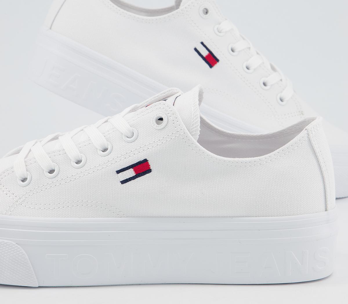 Tommy Hilfiger Flatform Tommy Jeans Sneakers Tommy Hilfiger Flatform Tommy Jeans Sneakers White