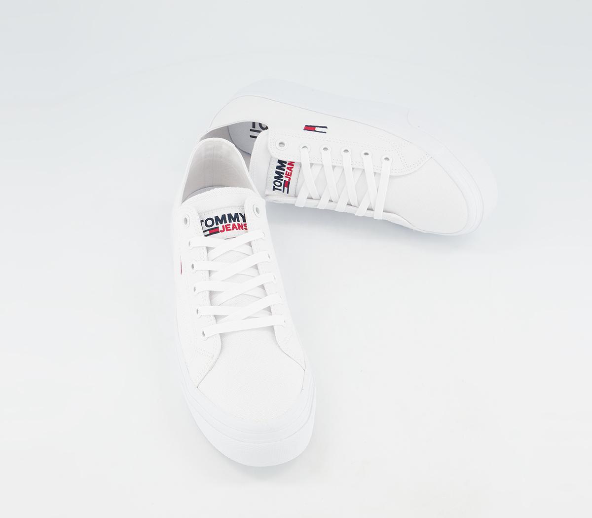 Tommy Hilfiger Flatform Tommy Jeans Sneakers Tommy Hilfiger Flatform Tommy Jeans Sneakers White